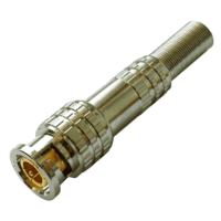 Коннектор Tantos РАЗЪЕМ TS BNC штекер под пайку с пружиной, металл