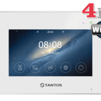 Монитор видеодомофона Tantos Marilyn HD Wi-Fi IPS (white) – 4 (на 4 вызывные панели)