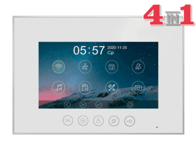 Монитор видеодомофона Tantos Marilyn HD s (white) old ver