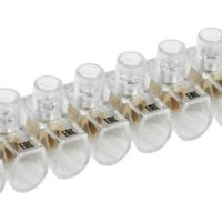 Зажим винтовой концевой изолированный КЗВИ 2.5кв.мм (10х1) IEK UZVK-025-10