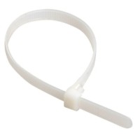 Хомут кабельный 7х150 нейл. бел. многоразовый (уп.100шт) IEK UHH50-7-150-100