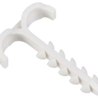 Дюбель-хомут ДХКП 4-12мм Т-образный нейлон белый 25 шт/уп IEK UDH11-04-12-025-K01