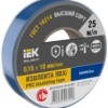 Изолента 0.15х19мм (рул.25м) син. IEK EX-IZ10-C15-19-25-K07