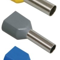 Наконечник кабельный НШвИ двойной 2.5-12 син. 20шт/уп IEK UTE10-4-D3-3-100