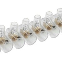 Зажим винтовой концевой изолированный КЗВИ 4.0кв.мм (10х1) IEK UZVK-04-10