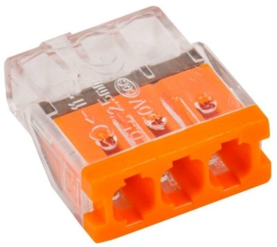 Клемма СМК зажимная 4шт/уп IEK UKZ30-203-004