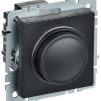 Диммер СЭПп BRITE пов-наж. 600Вт СС10-1-0-БрЧ черн. IEK BR-D20-0600-K02