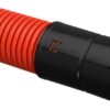 Труба гофрированная двустенная ПНД гибкая d110мм с муфтой красн. (уп.50м) IEK CTG12-110-K04-050-R