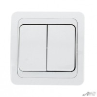 Выключатель 2кл. СП белый Aktiv Electro 2023