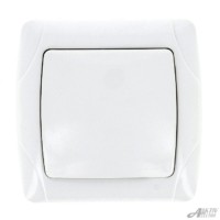 Выключатель 1кл. СП белый Aktiv Electro 7021