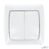 Выключатель 2кл. СП белый Aktiv Electro 7023