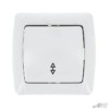 Переключатель 1кл. СП проходной белый Aktiv Electro 7030