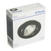 Светильник потолочный встраиваемый Feron DL11 MR16 50Вт G5.3 чёрный матовый