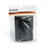 Розетка 2-местная с/з с крышкой Stekker PST16-9015-03 250В 16А Эрна черный
