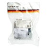 Розетка 1-местная c/з механизм Stekker PST16-9110-03 250В 16А с защитной шторкой Эрна черный