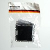 Выключатель 1-клавишный механизм Stekker PSW10-9103-03 250В 10А Эрна черный