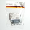 Выключатель 2-клавишный механизм Stekker PSW10-9104-03 250В 10А Эрна черный