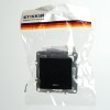 Выключатель 1-клавишный c индикатором механизм Stekker PSW10-9101-03 250В 10А Эрна черный