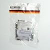 Выключатель 2-клавишный с инд. механизм Stekker PSW10-9102-03 250В 10А Эрна черный