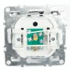 Розетка телевизионная 1-местная механизм Stekker PST00-9108-03 75 Ом 5-862МГц Эрна черный