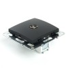 Розетка телевизионная 1-местная механизм Stekker PST00-9108-03 75 Ом 5-862МГц Эрна черный