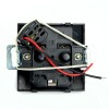 Розетка 1-местная с/з механизм Stekker PST16-9111-03 250В 16А с защ. шторкой и с USB Эрна черный