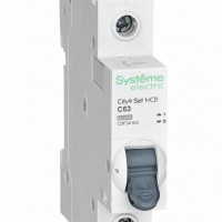 Выключатель автоматический модульный 1п C 63А 4.5кА City9 Set 230В SE C9F34163