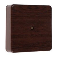 Коробка КМЭР ОП 100х100х50мм тёмное дерево без клеммы IP40 КР-513180100-024 Урал Пак