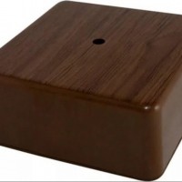Коробка КМЭР ОП 50х50х20мм тёмное дерево без клеммы IP40 КР-513180050-100 Урал Пак