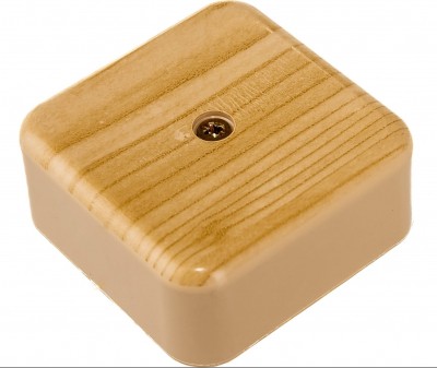 Коробка КМЭР ОП 50х50х20мм светлое дерево без клеммы IP40 КР-513110050-100 Урал Пак