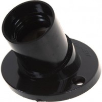 Патрон карболитовый угловой E27 чёрный Tokov Electric TKE-C05-PKB/U-27