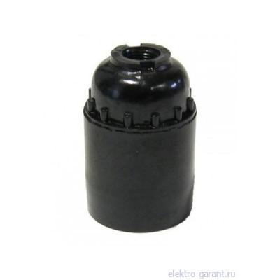 Патрон карболитовый подвесной E27 M12 чёрный Tokov Electric TKE-C05-PKB-27-12