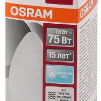 Лампа СДЛ LED Star Classic B 75 7.5Вт/840 7.5Вт свеча матовая 4000К нейтр. бел. E14 806Лм 220-240В пластик. Ledvance OSRAM 4058075210714