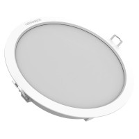Светильник светодиодный Eco Class Downlight DL 865 WT 13Вт 6500К IP44 1235лм ДВО даунлайт кругл. встраив. ультратонкий Ledvance 4058075644250
