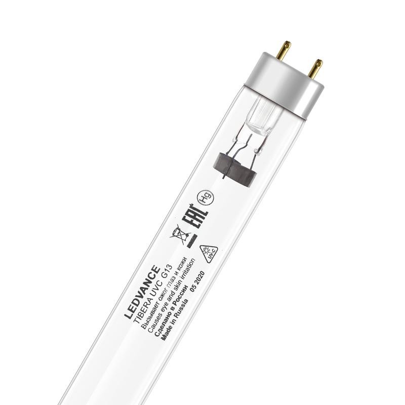 Лампа бактерицидная с УФ-С излучением TIBERA UVC T8 15Вт G13 Ledvance 4058075499201