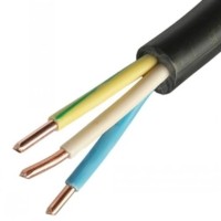 Кабель ВВГнг(А)-LS 3х2.5 ок (N PE) 0.66кВ (м) Альфакабель 653837
