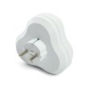 Разветвитель сетевой 3 гнезда с/з Stekker ADP16-23-21 250V 16A ABS пластик белый