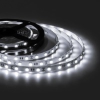 Лента светодиодная, 60SMD(5050)/m 14.4W/m DC12V 5м, IP20 белый на белом основании, SST06-60