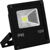 Прожектор светодиодный 10W, 6400K, IP65, 1COB AC220V/50Hz 132*113*40 мм, черный с кабелем длиной 30см, SFL70-10