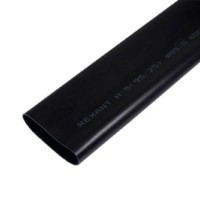 Трубка термоусадочная тонкостен. 95.0/25.0 с клеем (3:1) 1м черн. Rexant 26-0095