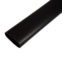 Трубка термоусадочная тонкостен. 75.0/22.0 с клеем (3:1) 1м черн. Rexant 26-0075
