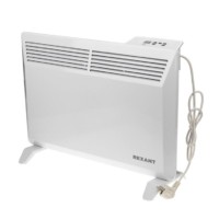 Конвектор электрический 2кВт с электронным термостатом Х-образ. нагревательный элемент ножки+крепление на стену Rexant 60-0082