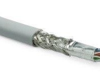 Кабель витая пара SFUTP4-C5E-S24-IN-LSZH-GY-305 витая пара SF/UTP кат. 5e; 4 пары (24 AWG) ож (solid) экран – фольга + медная оплетка LSZH (-20град.C – +75град.C) сер. (уп.305м) Hyperline 246264