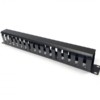Организатор кабельный с крышкой 19дюйм 1U CM-1U-ML16-COV метал. Hyperline 454711
