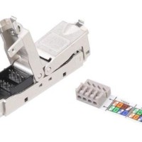 Адаптер проходной (coupler) кат. 6 полный экран IDC CA3-IDC-C6-SH-F-SL Hyperline 431372