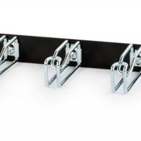 Организатор CMW-1U-02-BK кабельный с металл кольц. 105х43мм 19дюйм 1U черн. Hyperline 42519