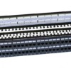 Патч-панель PP3-19-48-8P8C-C6-110D 19дюйм 2U 48 портов RJ45 кат.6 Dual IDC ROHS черн. (задн. каб. организат. в компл.) Hyperline 246108
