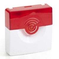 Оповещатель охранно-пожарный комбинированный свето-звуковой ОПОП 124-7 24В (10/30мА 9-27В 100дБ бел./красн.) Рубеж Rbz-226682