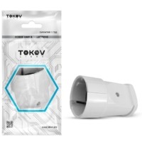 Розетка переносная 16А 250В с заземл. бел. Tokov Electric TKL-STZ-C01
