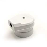 Разъем РШ-ВШ ОП 32А 250В 2P+PE кругл. бел. Tokov Electric TKL-OVOP-2P+PE-C01